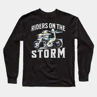 Riders On the Storm Biker Motorcycle Long Sleeve T-Shirt